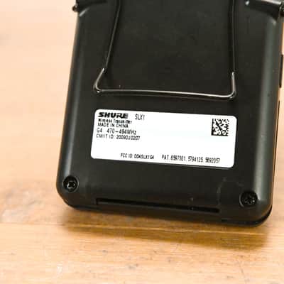 Shure SLX14 Bodypack Wireless System - G4 Band (NO POWER SUPPLY) CG010XV image 15
