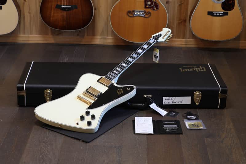 2018 Gibson Custom Shop Firebird Custom M2M Electric Guitar Alpine White VOS + COA OHSC Owned & Played by Lzzy Hale Halestorm