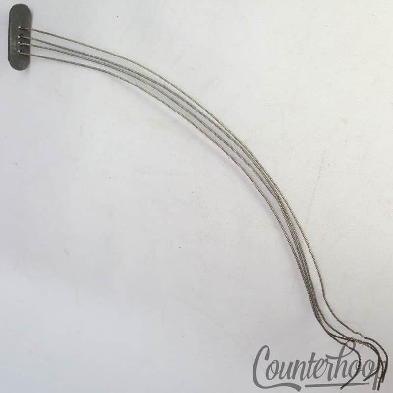 *Slingerland 12" 4-Strand Snare Drum Coiled Metal/Cloth Wires+Leather Butt Plate image 1