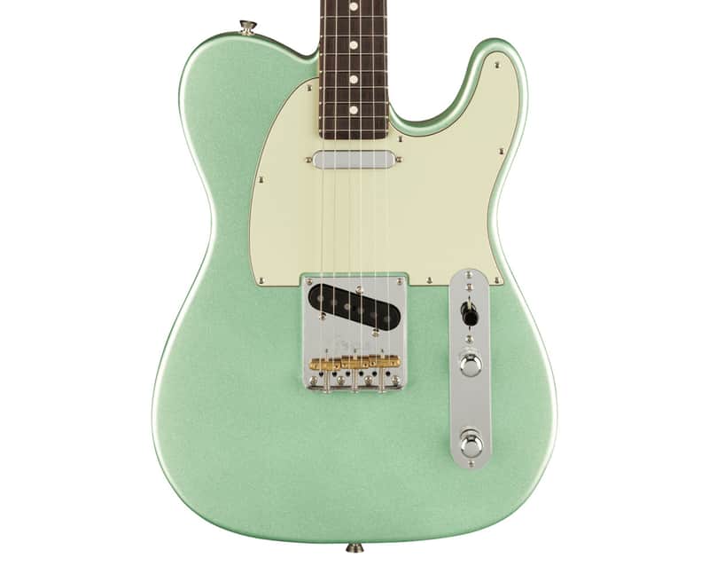 Used Fender American Professional II Telecaster Mystic Surf Green image 1
