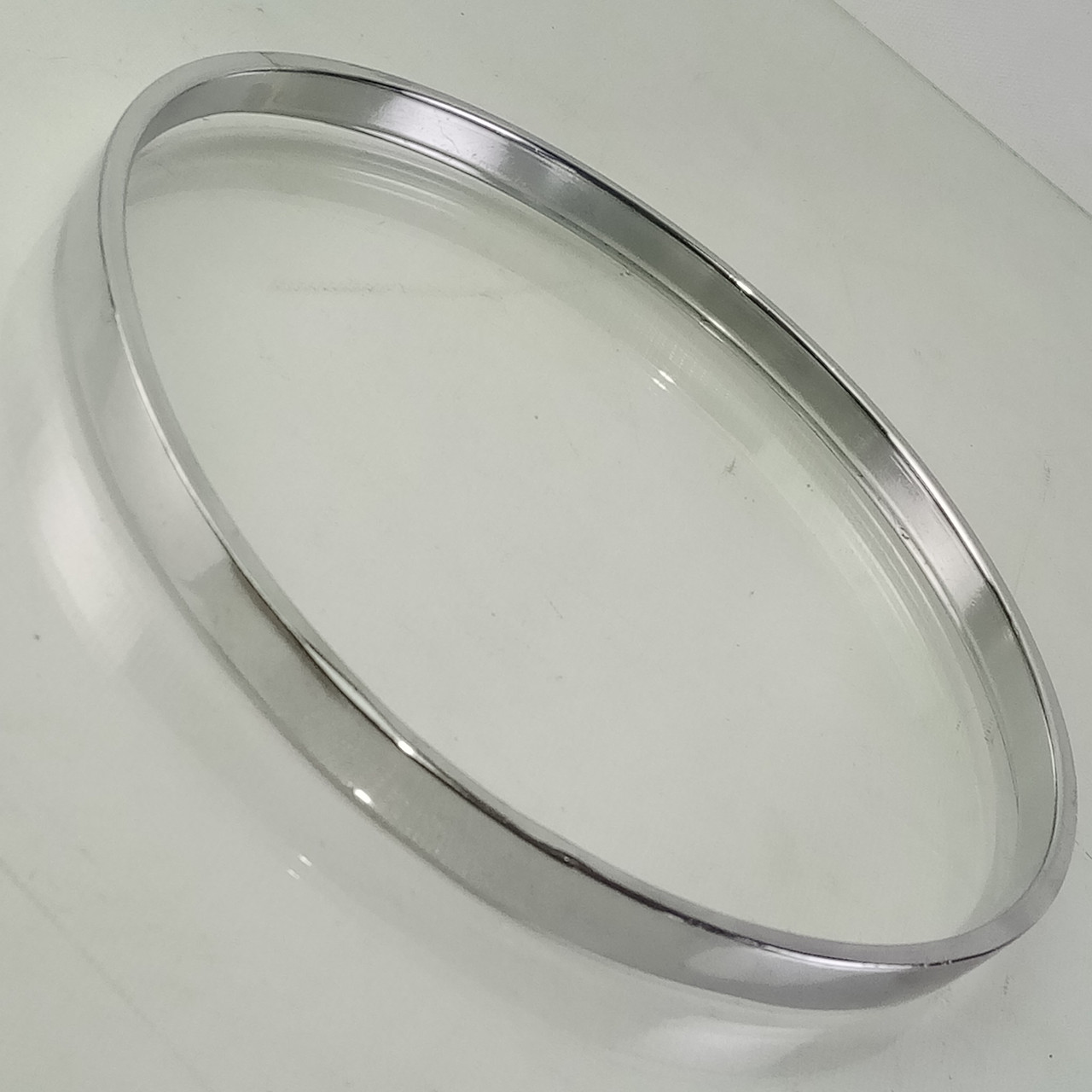 Gretsch 7" Straight Tom Drum Batter Rim/Hoop Brass COB Chrome Vintage 40s 4.3mm — main photograph