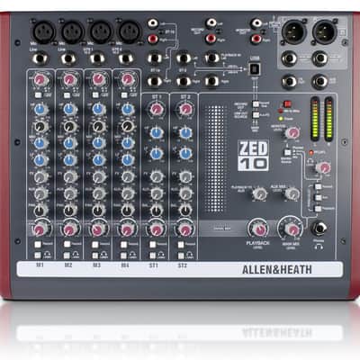 Allen & Heath ZED-10 10-Channel Analog USB Mixer image 2