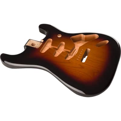 Fender Classic Series 60's Stratocaster Alder Body - SSS, Vintage Bridge Mount, 3-Color Sunburst image 3