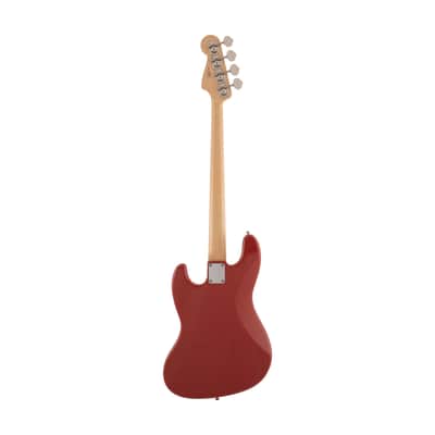 Fender Japan Traditional II 60s Jazz Bass Guitar, RW FB, Fiesta Red imagen 2