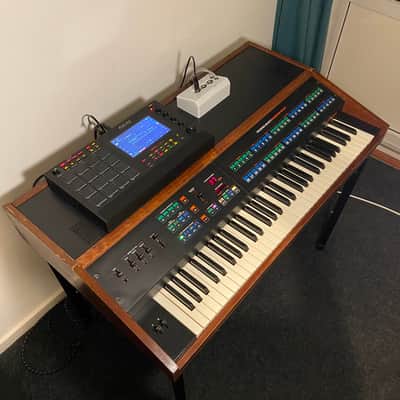 Rhodes Chroma 64-Key 16-Voice Polyphonic Analog Synthesizer 1982 - 1984 - Black w/ Wood Sides image 2