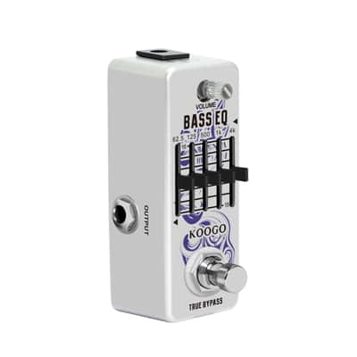 KOOGO LEF-317A Guitar Equalizer Pedal 5-band Parametric EQ Guitar Effect Pedal Frequency Compensator ±18dB Range for Mini Size--Shipped from Irvine Warehouse in California by USPS image 5