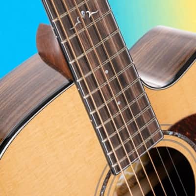 Cort Gold Series Gold-OC6 Bocote Acoustic-Electric Guitar w/ Solid Sitka Spruce Top, Bocote Back & Sides, Fishman Flex Electronics, Natural Glossy w/ Case, See Video, Mint Condition image 4