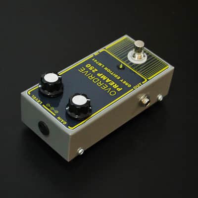 Handmade Boutique 250 Overdrive preamp Gray LM741CN 70's Vintage guitar pedal distortion NOS dod image 5