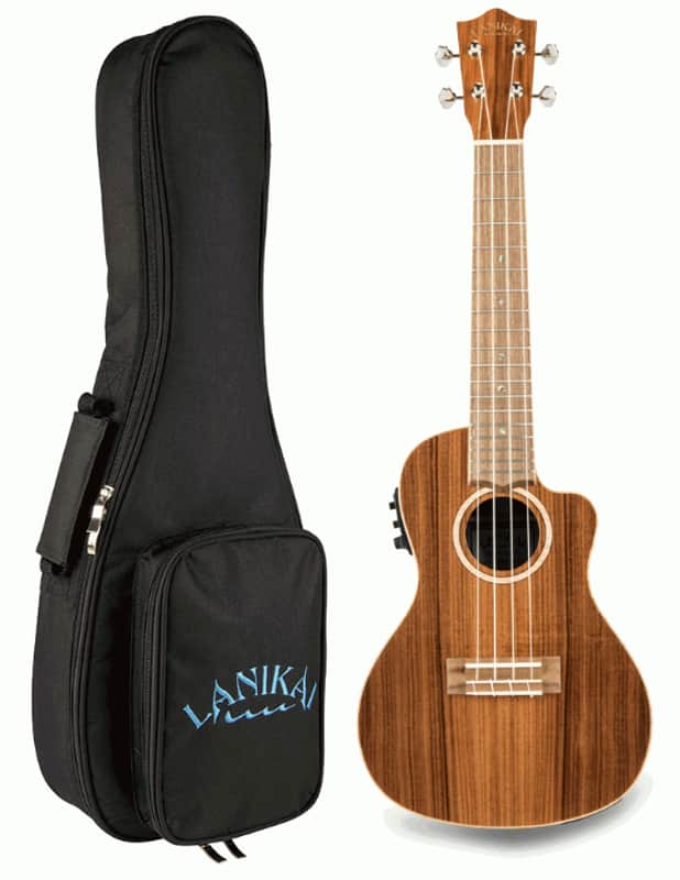 Lanikai MRS-CEC Solid Morado Concert Acoustic Electric Ukulele with Case image 1