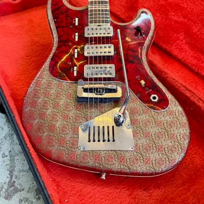 Hofner Galaxie 176 Deluxe 1960’s - Brokat original vintage Germany Höfner vinyl image 3