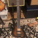 Cort C5 Plus ZBMH OTAB Artisan Series Zebrawood/Maple 5-String Bass Open Pore Tobacco Burst