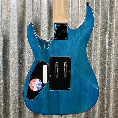 ESP LTD MH-203QM See Thru Blue Quilt Top Guitar MH203QMSTB #0106 Used image 10