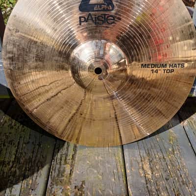Paiste 14" Alpha Medium Hi-Hat Cymbal (Top) 2010 - 2016 - Brilliant image 3