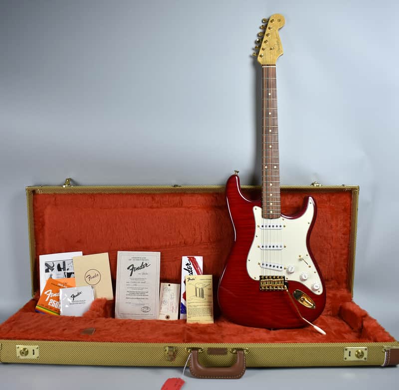 1992 Fender Stratocaster Custom Shop Red Flame '62 Strat Reissue