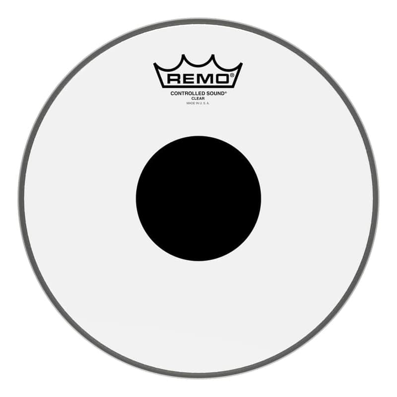 Remo Controlled Sound Clear Drumhead 10" w/Black Dot on Top image 1