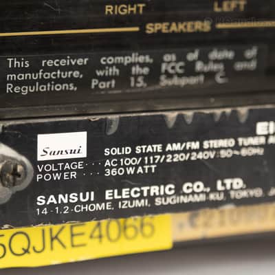 Sansui Eight Vintage Receiver - Professionally Restored - 1 Year Warranty image 16
