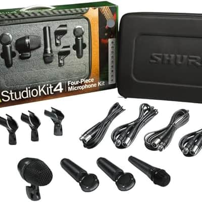 Shure PGASTUDIOKIT4, 4pc. Studio Mic Kit image 1