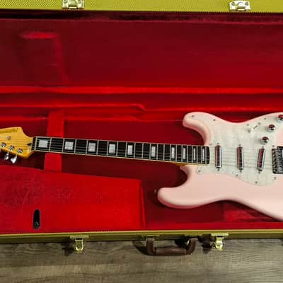 MyDream Stratocaster Custom Built - Pearly and Pink Lipstick image 5