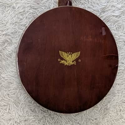 Vintage Japanese made 5 String Banjo with Resonator - A Cool item in an old case image 10