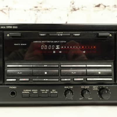 Denon DRW-850 Precision Audio Component Stereo Double Cassette Tape Deck image 3