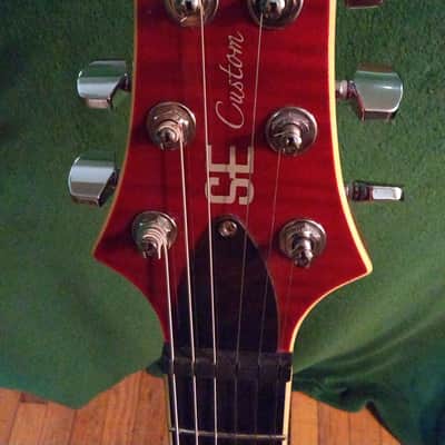 Paul Reed Smith SE Custom 24 2015 Cherry sunburst w/creme binding image 7