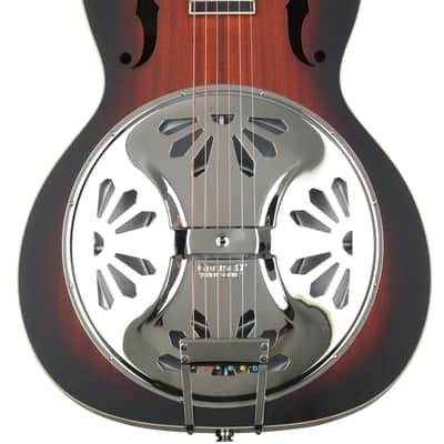 Gretsch G9220 Bobtail Round-neck Mahogany Body Resonator - 2-color Sunburst  Padauk Fingerboard image 2