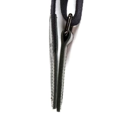 Reunion Blues Merino Wool 2" Wide Guitar Strap, Black (RBS-29), Length = 42"-60" image 3