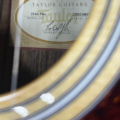 Taylor 214ce Plus Acoustic Electric Guitar image 4