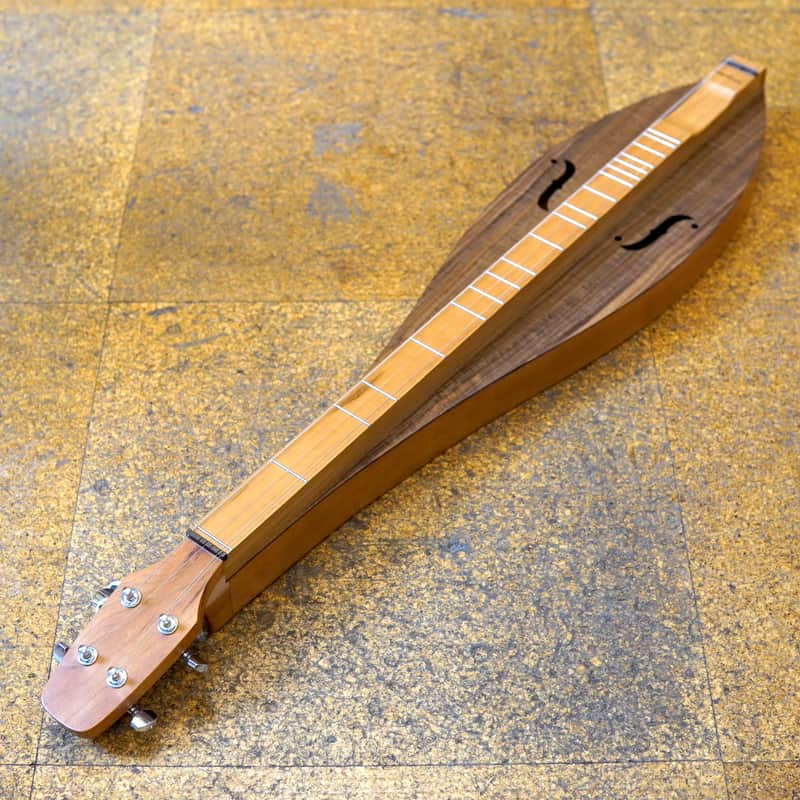 McSpadden 4FTCW Cherry/Walnut Teardrop Mountain Dulcimer w/Padded Gig Bag image 1