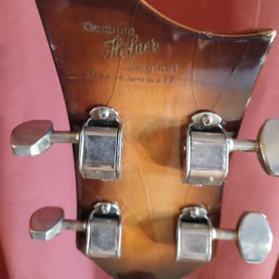 1979 - 1984 Hofner 500/1 Violin Bass - Sunburst - COA by No.Tom, Denmark Street – repaired headstock - UK image 14