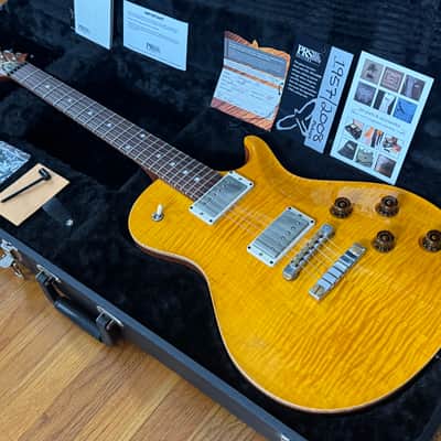2012 PRS Stripped 58 SANTANA YELLOW East Indian FB - MASSIVE FLAMETOP 57/08 Pickups Les Paul Style Single Cut Hard to Find Color image 20
