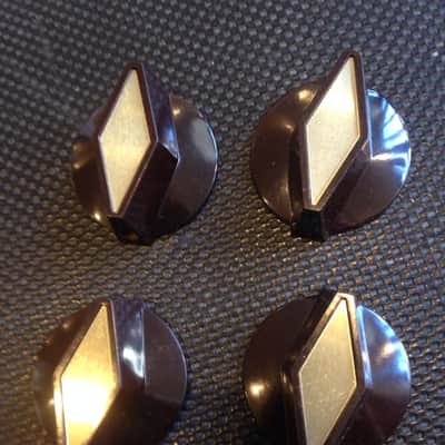 Rickenbacker Rogan Bros TV Vintage Style Knobs 2015 Brown/ Gold image 1