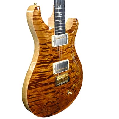 PRS Wood Library DGT Electric Guitar with Bird Inlays - Copperhead with Natural Back image 5