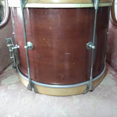 WFL 10x14 Parade Snare 1940s, 50s - Mahogany image 2