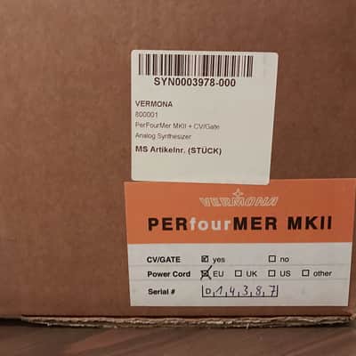 Vermona PerFourMer MkII Quad Analog Synthesizer (CV/gate) as New in Mint Condition image 11