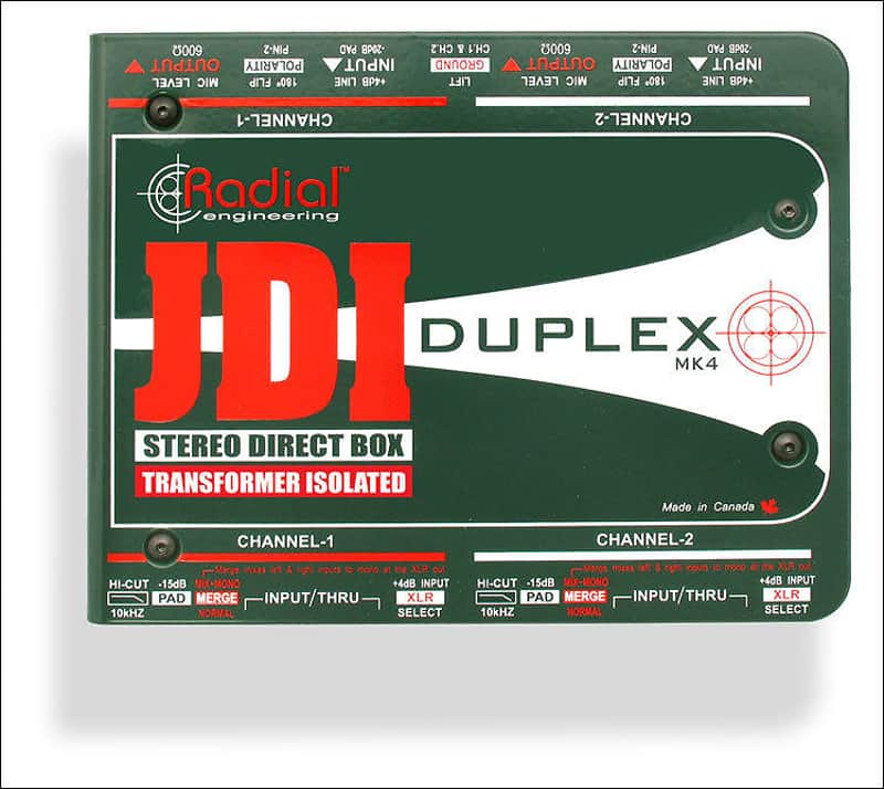 Radial JDI Duplex mk4 Stereo Direct Box image 1