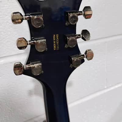 B.C. Rich Warlock 90s-00s - Green-Blue burst image 7