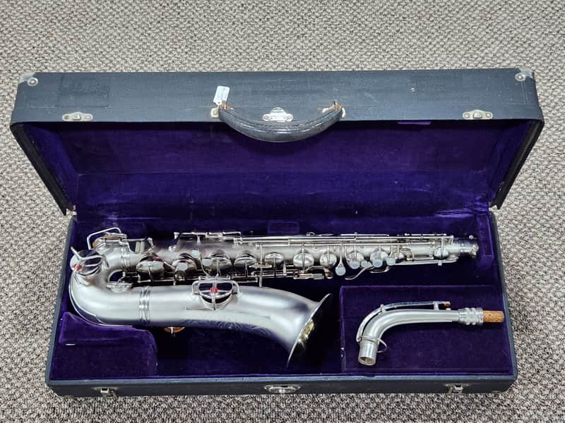 Mint condition C.G. Conn New Wonder II C-Melody Saxophone 1926 - Satin Silver Plate image 1