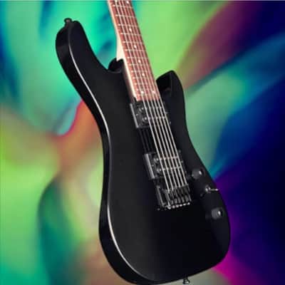 Cort KX Series Double Cutaway KX100 Electric Guitar Black Metallic image 3