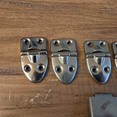 Unbranded Guitar Case Hinges And Latches Silver image 3
