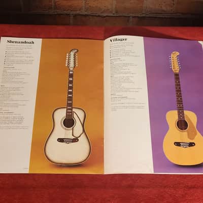 1970 Fender Acoustic Guitars Catalog-Great Color image 5