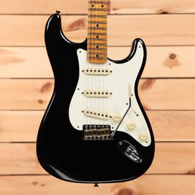 Fender Custom Shop 1956 Stratocaster Journeyman Relic - Aged Black - CZ574495 - PLEK'd image 2