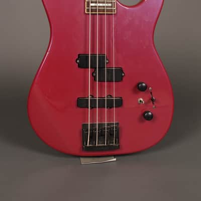Kramer Forum IV 4 String Bass Japan 1980's Magenta image 5