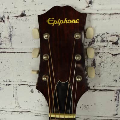 Vintage 1970s Epiphone FT-120 Acoustic Guitar - Made in Japan with Original Case image 4