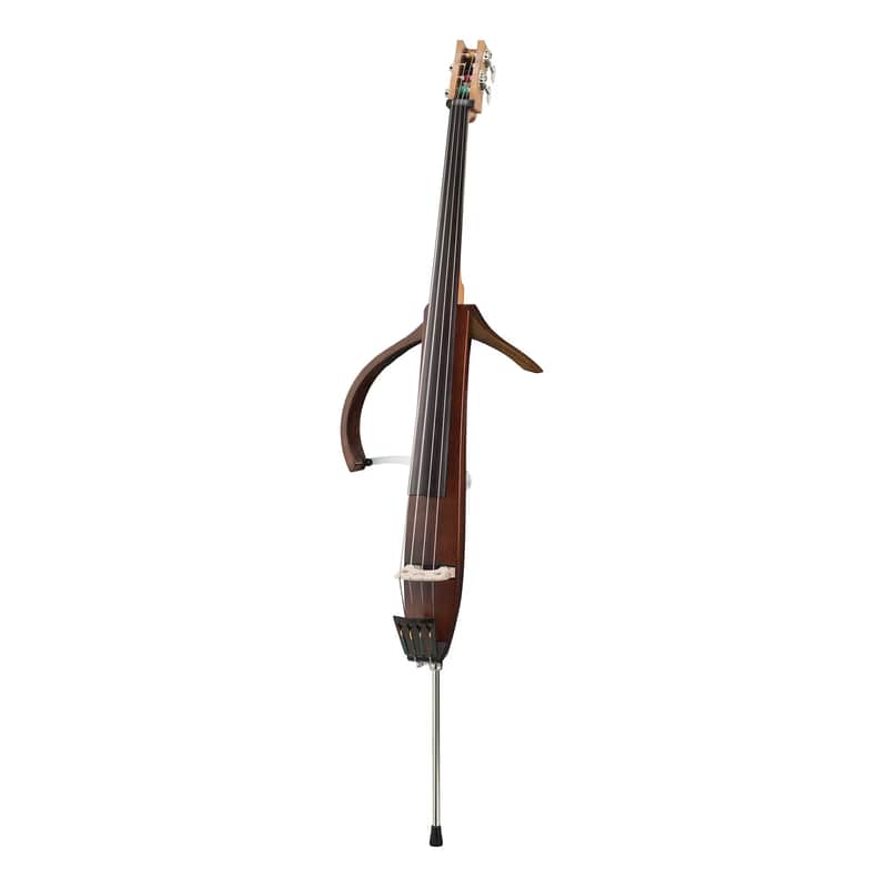 Yamaha SLB300 Electric Upright Bass w/Stand, Knee Support & Extension Frame image 1