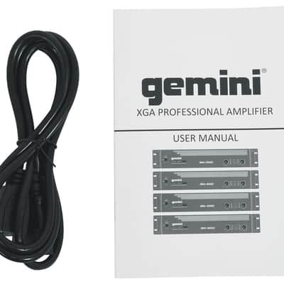 2) Rockville RSG12.4 12" 1000w DJ/Pro PA Speakers+Gemini Amplifier+Stands+Cables image 12