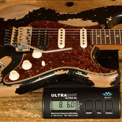 Fender Custom Shop 69 HSS Strat | Super Heavy Relic Black image 10