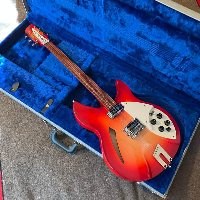 Rickenbacker 330 Fireglo Upgrades Winfield case image 1