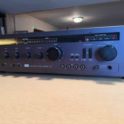Sansui Integrated DC Servo Amplifier A-7 Silver Face -Tested -Working-VERY CLEAN image 4