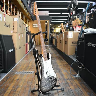 Suhr Standard Plus Electric Guitar Trans Charcoal Burst w/Pau Ferro Fingerboard, Padded Gig Bag image 5